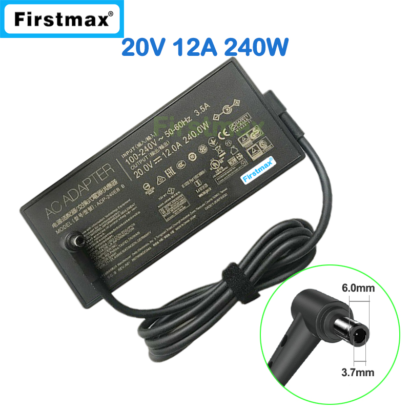 Pc Gaming Rog - 20V 12A 240W AC Adapter für