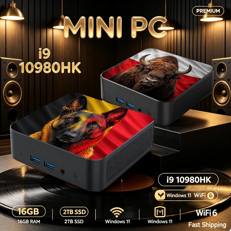 Pc Gaming Desktop - Intel Core i9 10980HK Kleiner Desktop-Gaming-Computer