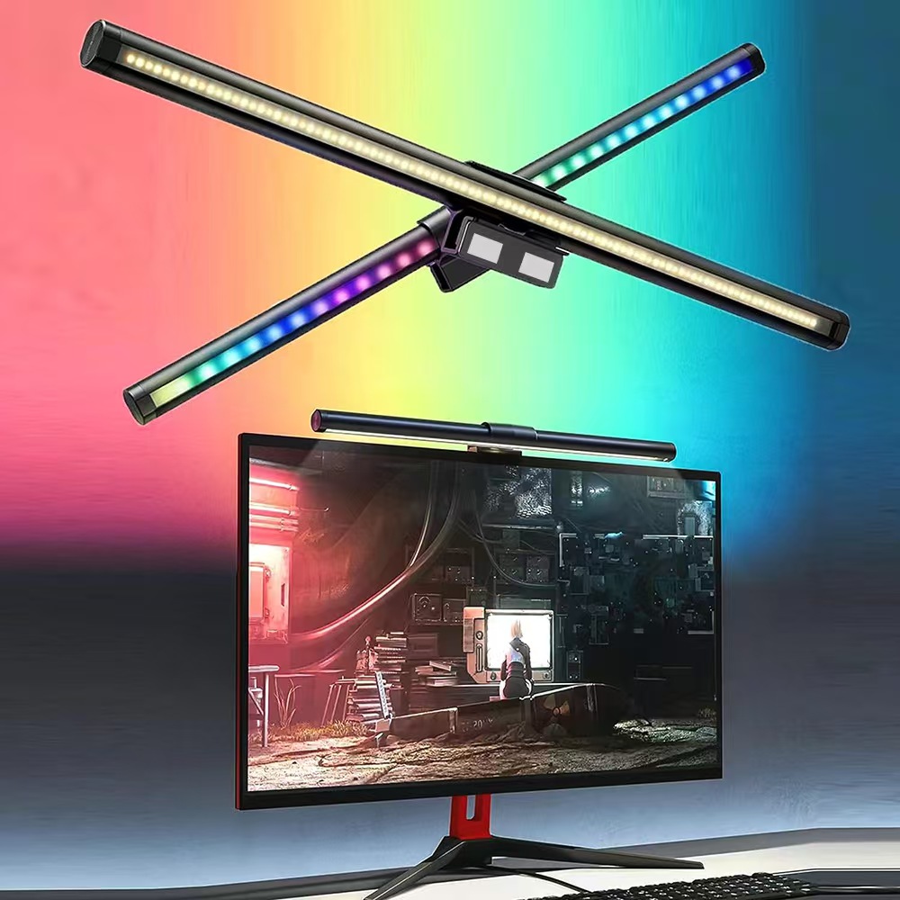 Pc Zotac Gaming - LED-Bildschirm-Hängeleuchte mit USB-Stromversorgung, stufenloses Dimmen, Augenschutz,