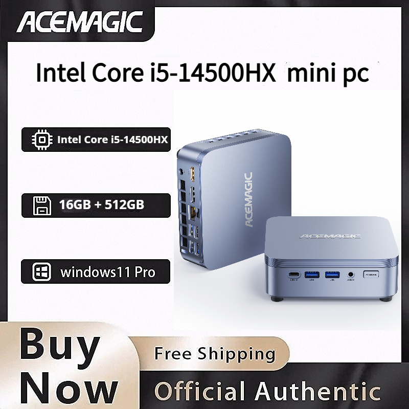 Pc Gaming Core I5 - ACEMAGIC Intel Core I5-14500HX Mini-PC 32GB