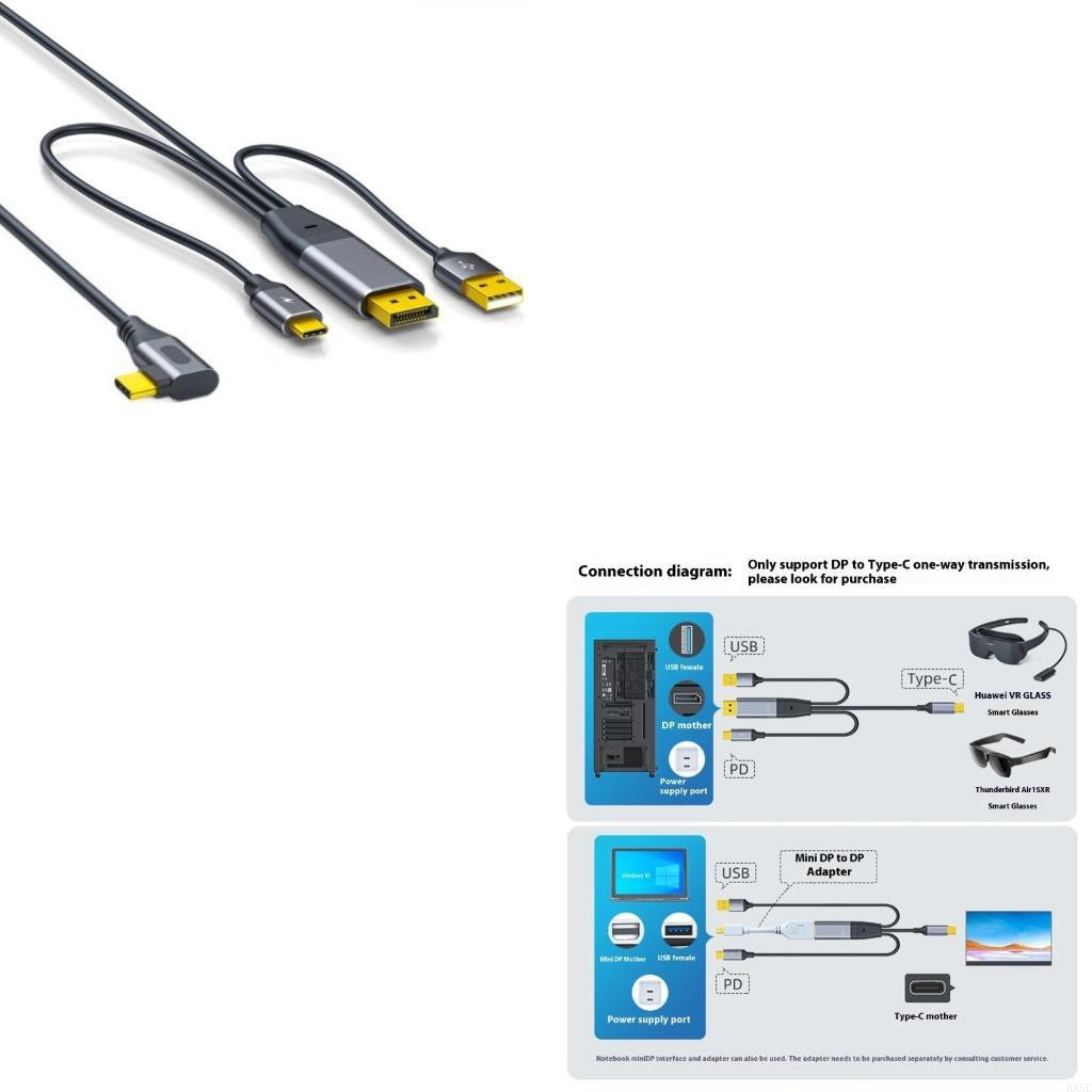 Pc Zotac Gaming - USB C zu DisplayPort 4K@60Hz Kabel