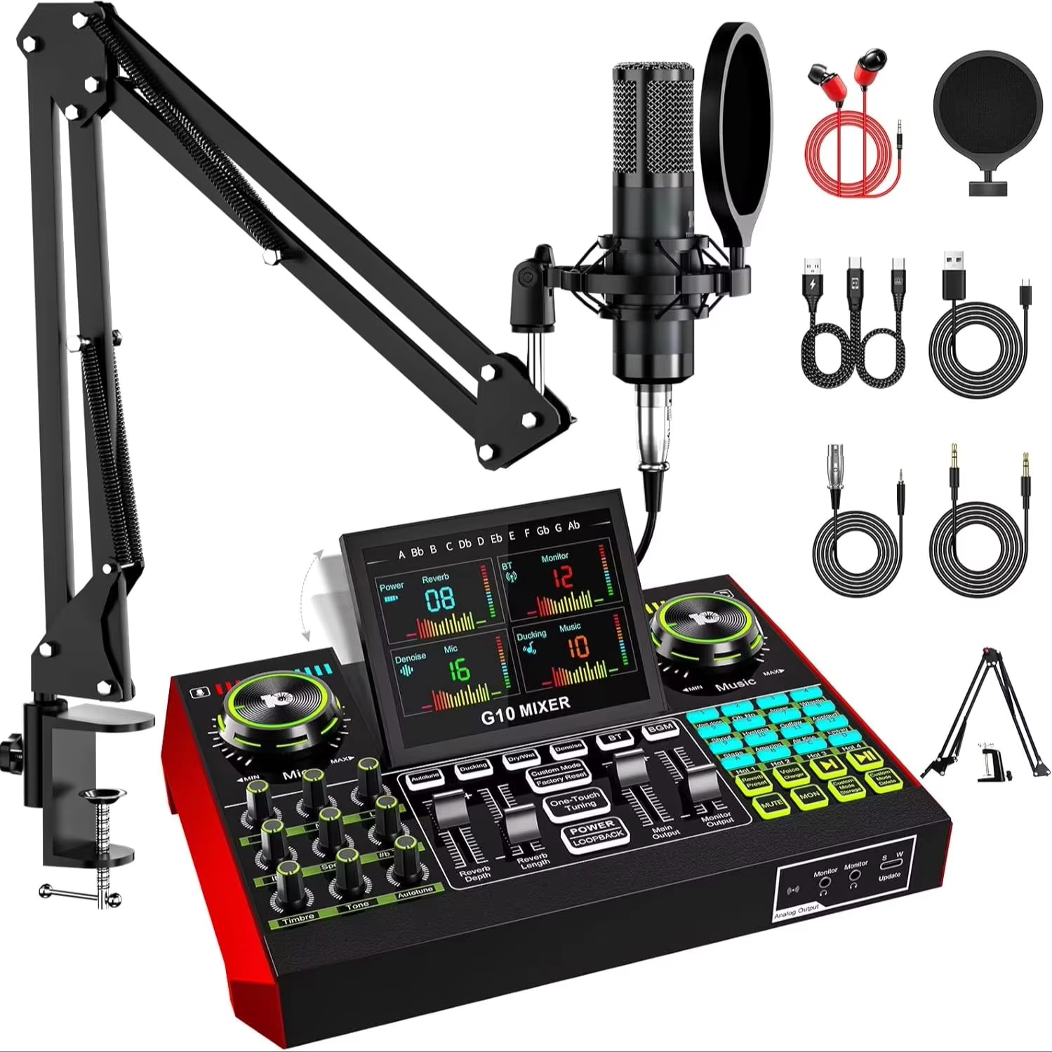 Tenlamp G10 Live-Streaming Aud – Pc Gaming Video Bewertung und Preis